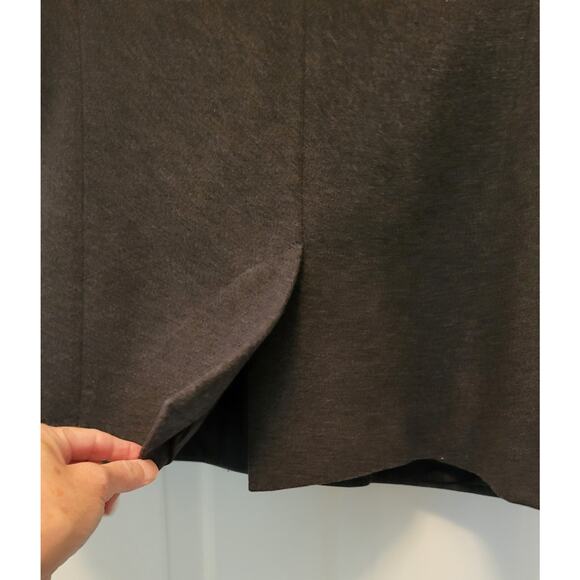 Lands End Wool Blend Women's Double Breasted Pea Coat Gray Size 4 - Picture 14 of 16